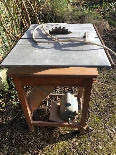vintage bench saw
