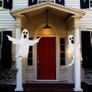 Halloween Hanging Ghost Decoration, 53 x 50 inch Large Halloween Decorations Indoor/Outdoor Image 3