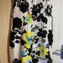 Monsoon Cocktail Dress, White with Floral Print, size UK 14. Image 2