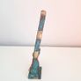 Small Patinated Bronze Cat Jewellery / Ring Holder Image 6