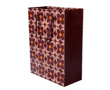 Retro Pattern Boutique/Retail/Gift Carrier Bags with String Handles