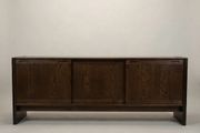 FLASH SALE ! Was 1300 Now 1050 ! Skovby Dark Oak Low Sideboard, 1960s Danish Minimalist