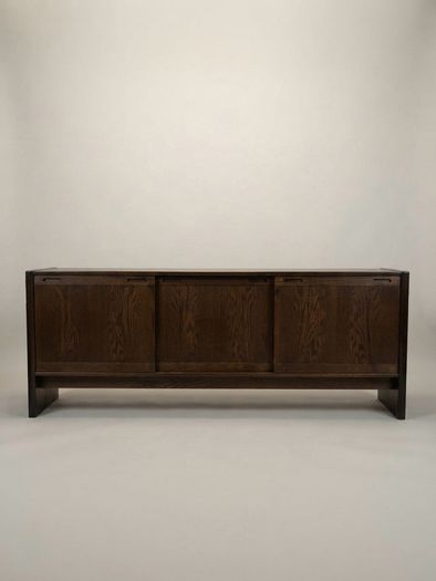 FLASH SALE ! Was 1300 Now 1050 ! Skovby Dark Oak Low Sideboard, 1960s Danish Minimalist