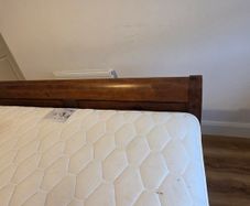 EZ Living Wooden Bed with mattress