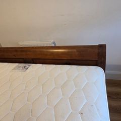 EZ Living Wooden Bed with mattress