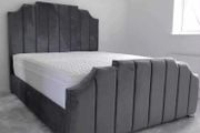 New Double &amp; King Size Bed Frame With Mattress Opt