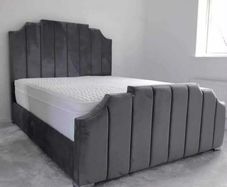 New Double & King Size Bed Frame With Mattress Opt