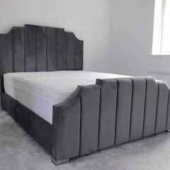 New Double & King Size Bed Frame With Mattress Opt