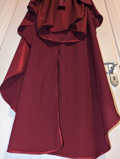 Boohoo Premium cape sleeve mini dress