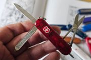 Victorinox Swiss Signature Lite 58mm Swiss Army Knife Keychain tool Collectable