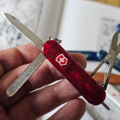 Victorinox Swiss Signature Lite 58mm Swiss Army Knife Keychain tool Collectable