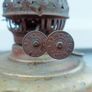 Vintage brass oil lamp Image 2
