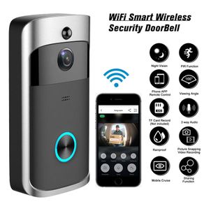 Wireless Smart WiFi DoorBell Door Bell IR Video Visual Ring Camera Intercom Home Security