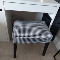 Ikea Sakarias dressing table stool with removable cover