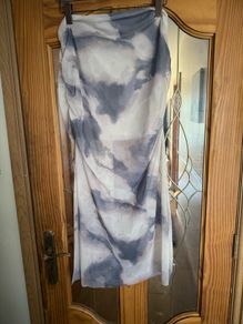 Stradivarius mesh midaxi skirt size XL UK14 EU42 postage included