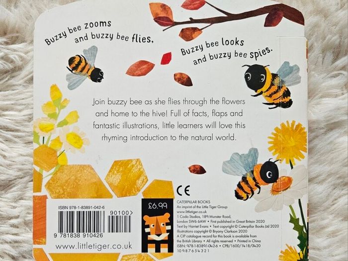 First Nature BEE Toddler Book + FREE Spot and Say JUNGLE Book