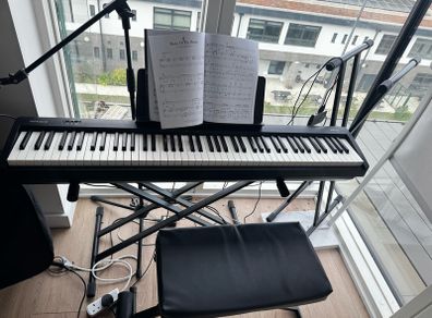 Roland FP-10 Digital Piano + X-Stand & Stool (Complete Package) - Mint Condition