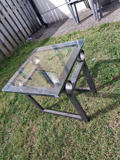 Glass iron tables