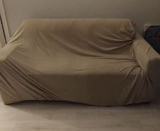 Beige 3 seater Sofa cover