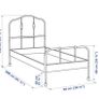 IKEA Solid Sagstua Single Bed Image 2