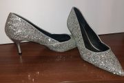 shoes - sliver glitter,