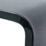 TV Stand/Monitor Riser Glass Black 100x30x13 cm Image 3