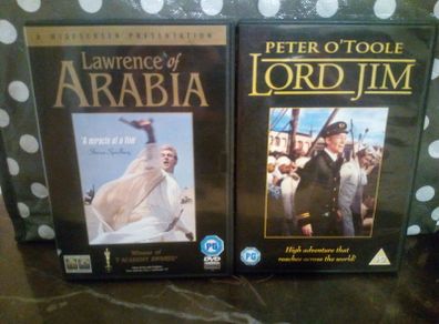 Lawrence of Arabia + Lord Jim DVD Movies Peter O'Toole