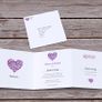 Heart Wedding Invites Image 3