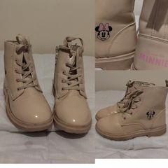 Disney Minnie Mouse pink Patent Boots