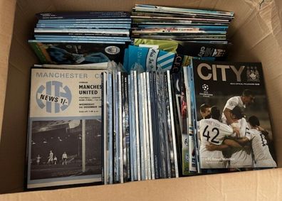 Manchester City FC Football Programme Collection (140+ Items)