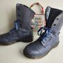 Dr Martens Triumph Aimilita fold over mirage floral biker boots UK8 EU42 US10 Image 5