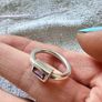 Vintage silver and amethyst ring Image 2