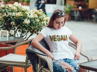 main image for ad Vegan T-shirt Tee Top Great Gift Present Idea For Vegans