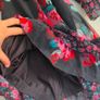 Pumkin Patch Floral Chiffon Tiered Toddler Dress Image 4