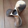 Vintage Nautical Brass Ships Propeller Desks Pen Holder ( Paper Weight  ) Image 3
