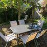 Garden Table and 7 Chairs Image 4