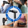 Massage Gun Deep Tissue Quiet Professional Handheld 30 Speeds Muscle Gun,6 Heads Image 2