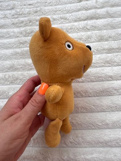 Peppa Pig Peppa's Teddy Plush Soft  TY approx. 18 cm. Used Please see photos