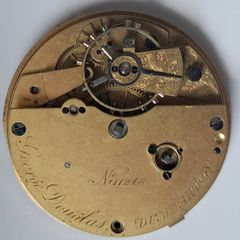 Scottish Fusee Lever Movement - Douglas, Dunbarton