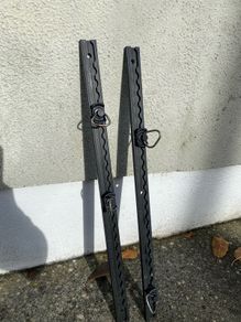 Pair of metal L-Track Tie Rails for Van/Campervan