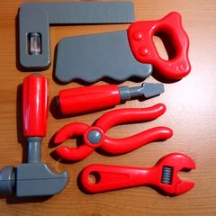 Kids play multi toolset - toolbox for toddler, workshop for a little mechanic, tool set for builders