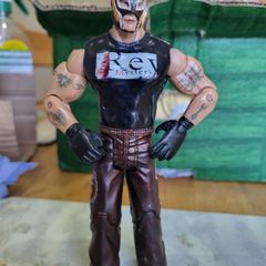 Rey Mysterio wrestling action figure mask loose