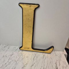 vintage large letter L