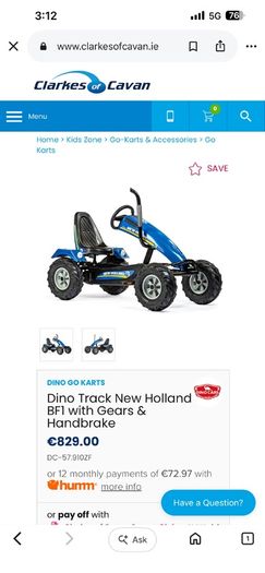 Dino go cart