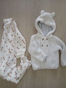 Baby grow & cardigan