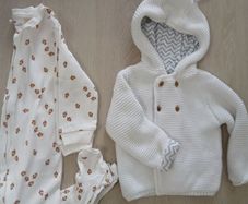 Baby grow & cardigan