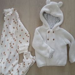 Baby grow & cardigan