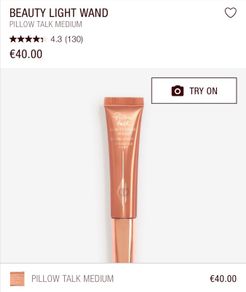 Charlotte Tilbury Pillow Talk Beauty Light Wand