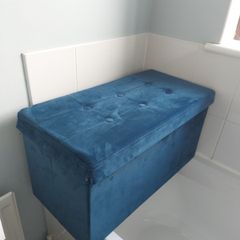 Fold away storage ottoman / stool