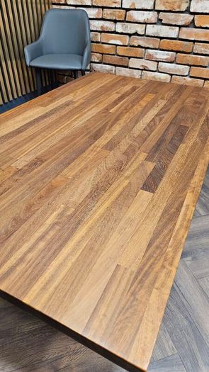 Wooden dining table